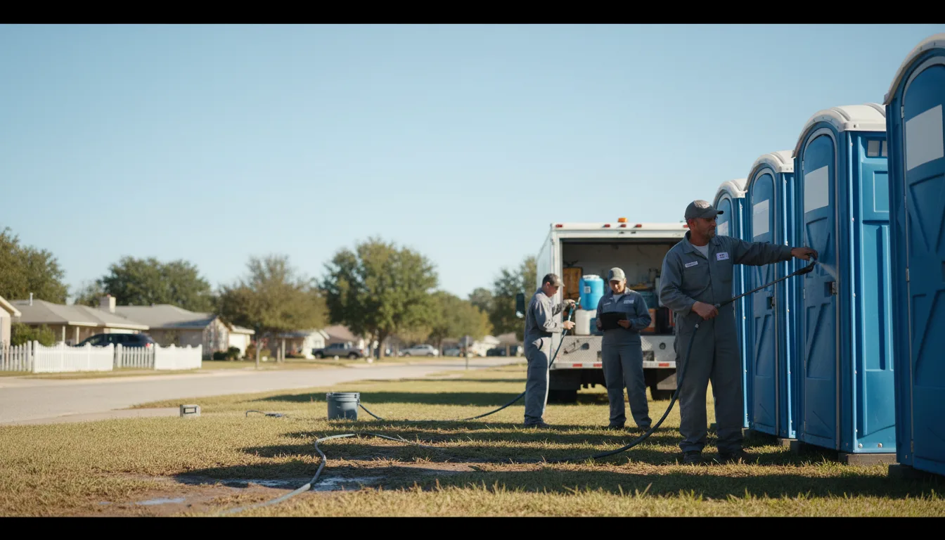 Long-Term Portable Toilet Rental in Sterlington, LA near me